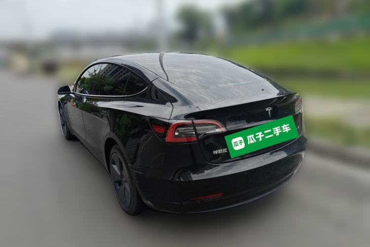 Used Tesla Model 3 2021 Standard Range Rear-Wheel Drive Upgraded Version 3D6 Rear Left 45 Deg