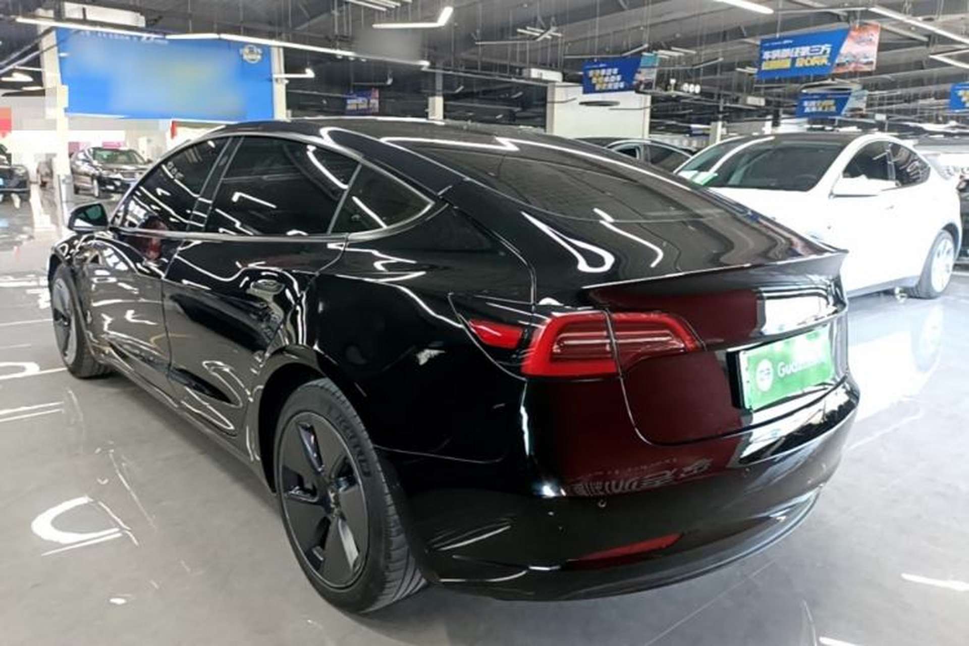 Used Tesla Model 3 2021 Revised Version Standard Range Rear-Wheel Drive Upgraded Edition 3D1 Rear Left 45 Deg