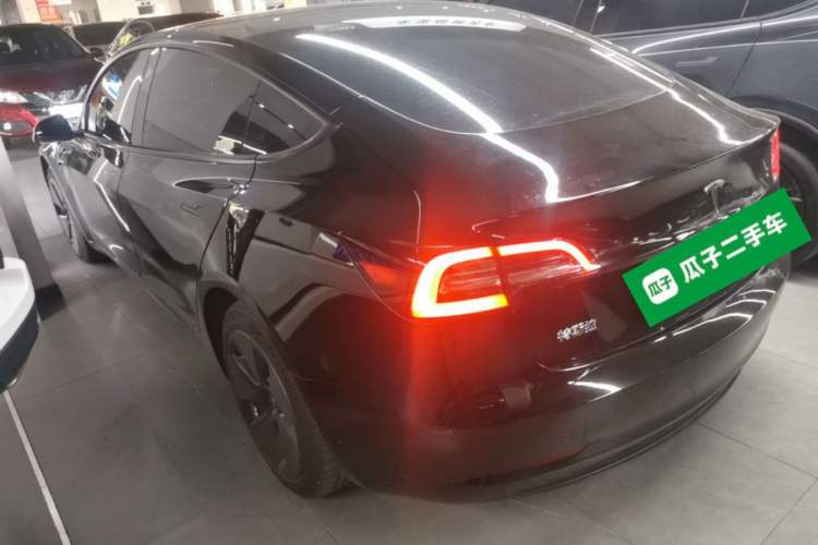 Used Tesla Model 3 2021 Revised Version Standard Range Rear-Wheel Drive Upgraded Edition 3D1 Rear Left 45 Deg