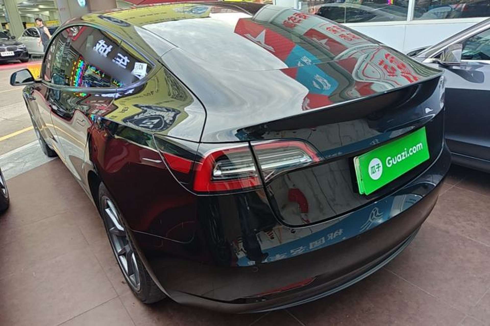 Used Tesla Model 3 2021 Standard Range Rear-Drive Upgraded Version Rear Left 45 Deg