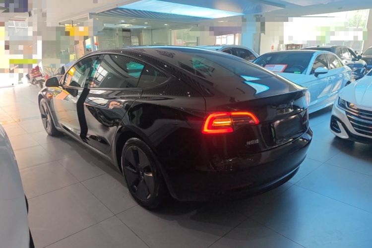 Used Tesla Model 3 2021 Standard Range Rear-Drive Upgraded Version Rear Left 45 Deg
