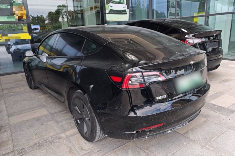 Used Tesla Model 3 2021 Standard Range Rear-Wheel Drive Upgraded Version 3D6 Rear Left 45 Deg