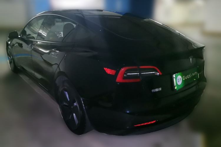 Used Tesla Model 3 2021 Standard Range Rear-Wheel Drive Upgraded Version 3D6 Rear Left 45 Deg