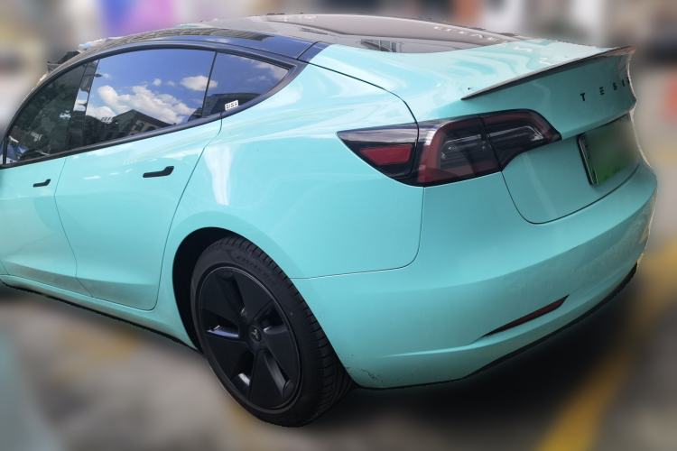 Used Tesla Model 3 2021 Standard Range Rear-Wheel Drive Upgraded Version 3D6 Rear Left 45 Deg