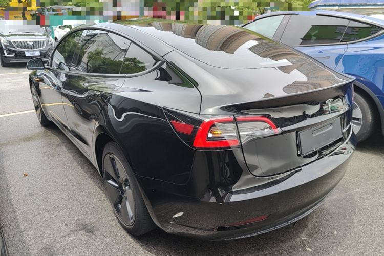 Used Tesla Model 3 2021 Revised Version Standard Range Rear-Wheel Drive Upgraded Edition 3D1 Rear Left 45 Deg
