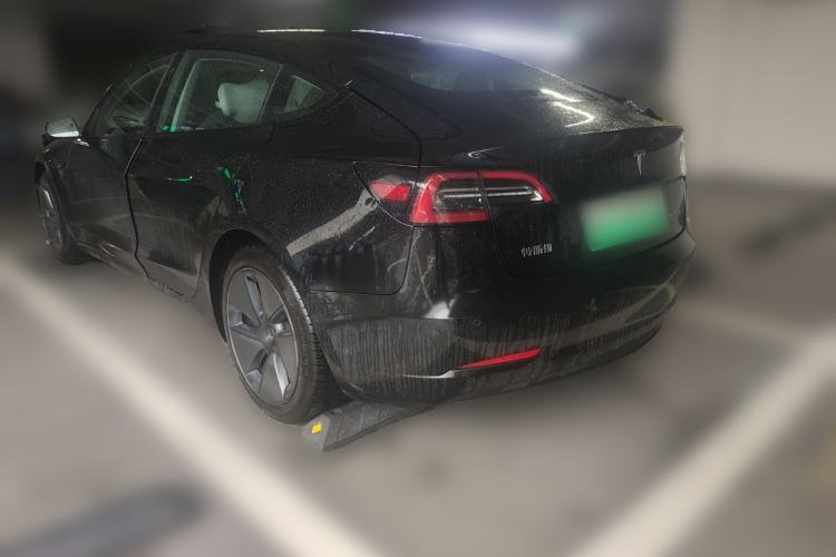 Used Tesla Model 3 2021 Standard Range Rear-Wheel Drive Upgraded Version 3D6 Rear Left 45 Deg