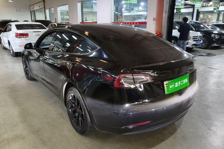 Used Tesla Model 3 2021 Standard Range Rear-Wheel Drive Upgraded Version 3D6 Rear Left 45 Deg