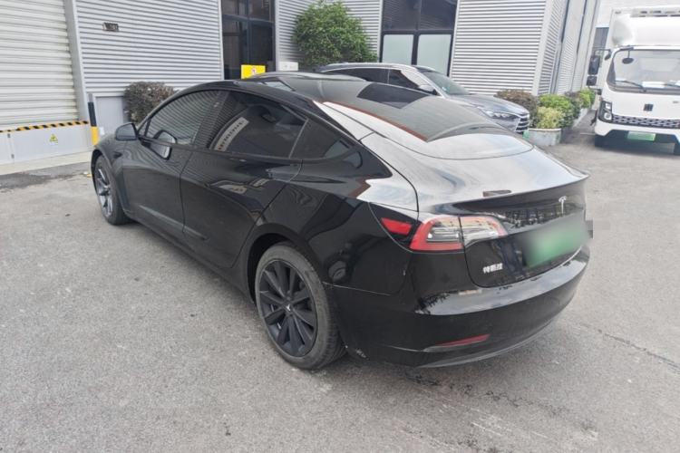 Used Tesla Model 3 2021 Standard Range Rear-Wheel Drive Upgraded Version 3D6 Rear Left 45 Deg