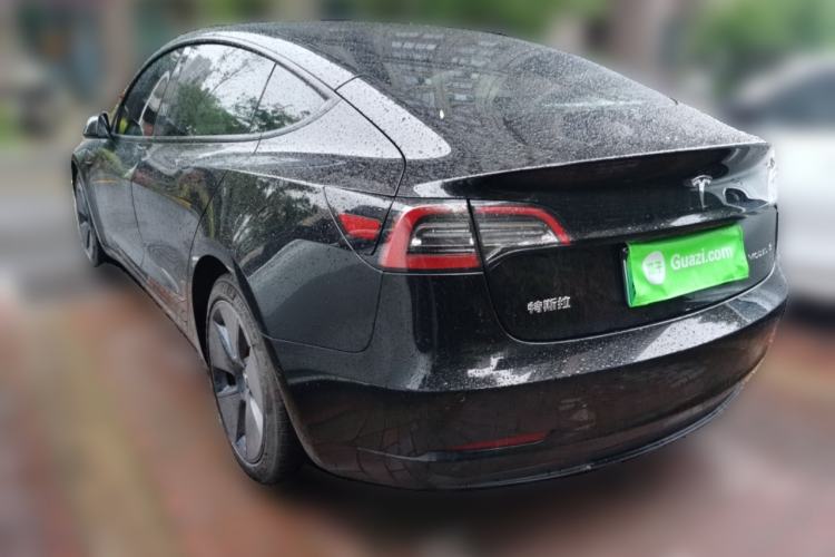 Used Tesla Model 3 2021 Standard Range Rear-Drive Upgraded Version Rear Left 45 Deg