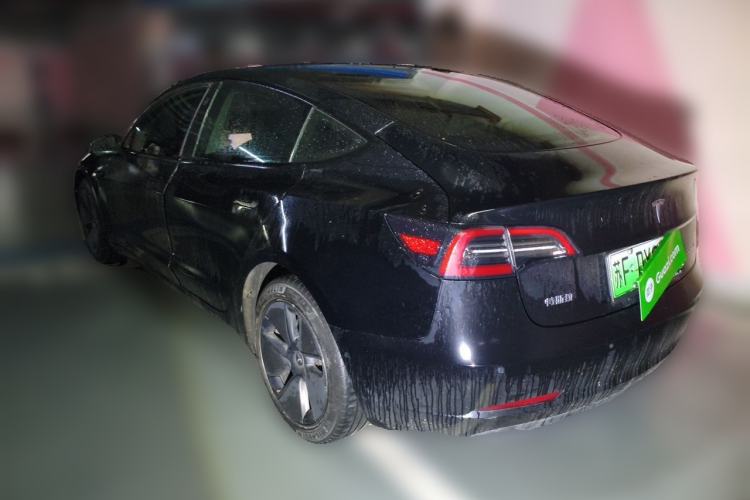 Used Tesla Model 3 2021 Standard Range Rear-Drive Upgraded Version Rear Left 45 Deg