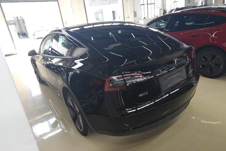 Used Tesla Model 3 2021 Standard Range Rear-Wheel Drive Upgraded Version 3D6 Rear Left 45 Deg