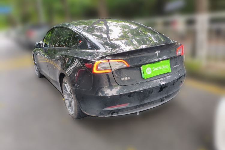 Used Tesla Model 3 2021 Standard Range Rear-Wheel Drive Upgraded Version 3D6 Rear Left 45 Deg