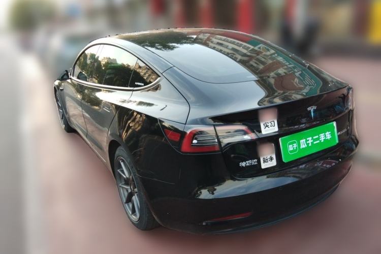 Used Tesla Model 3 2021 Revised Version Standard Range Rear-Wheel Drive Upgraded Edition 3D1 Rear Left 45 Deg