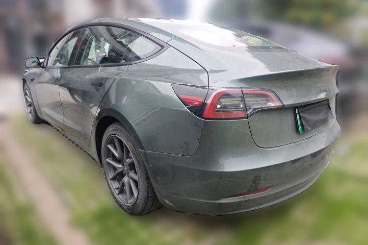 Used Tesla Model 3 2021 Standard Range Rear-Wheel Drive Upgraded Version 3D6 Rear Left 45 Deg