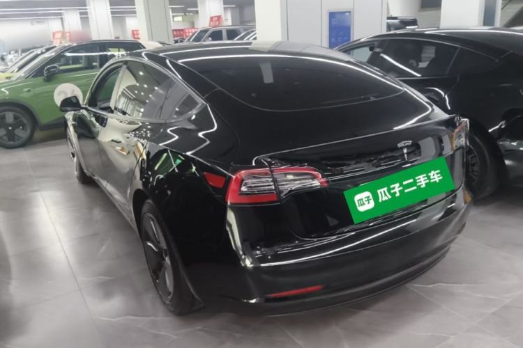 Used Tesla Model 3 2021 Standard Range Rear-Drive Upgraded Version Rear Left 45 Deg