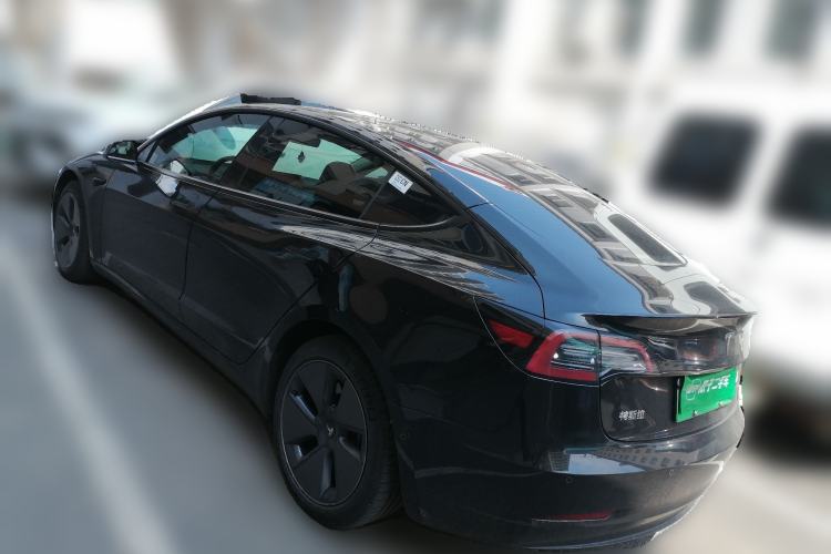 Used Tesla Model 3 2021 Standard Range Rear-Wheel Drive Upgraded Version 3D6 Rear Left 45 Deg