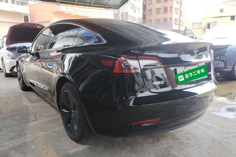 Used Tesla Model 3 2021 Standard Range Rear-Drive Upgraded Version Rear Left 45 Deg