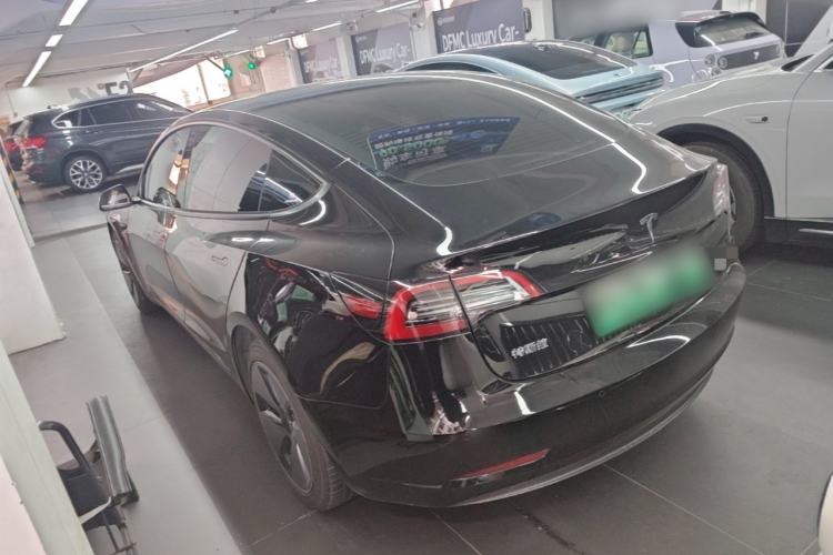 Used Tesla Model 3 2021 Standard Range Rear-Wheel Drive Upgraded Version 3D6 Rear Left 45 Deg