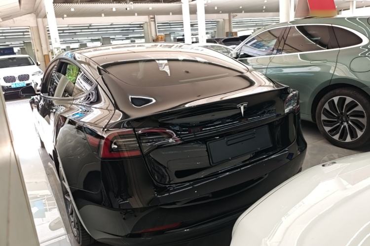 Used Tesla Model 3 2021 Revised Version Standard Range Rear-Wheel Drive Upgraded Edition 3D1 Rear Left 45 Deg