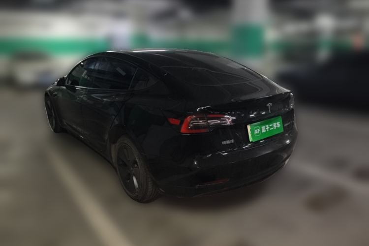 Used Tesla Model 3 2021 Revised Version Standard Range Rear-Wheel Drive Upgraded Edition 3D1 Rear Left 45 Deg