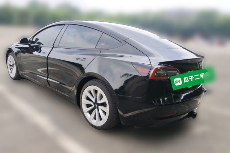 Used Tesla Model 3 2021 Revised Version Standard Range Rear-Wheel Drive Upgraded Edition 3D1 Rear Left 45 Deg