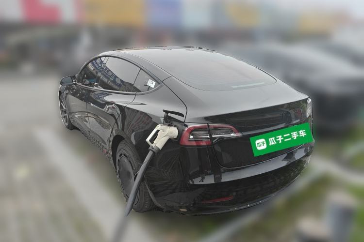 Used Tesla Model 3 2021 Revised Version Standard Range Rear-Wheel Drive Upgraded Edition 3D1 Rear Left 45 Deg