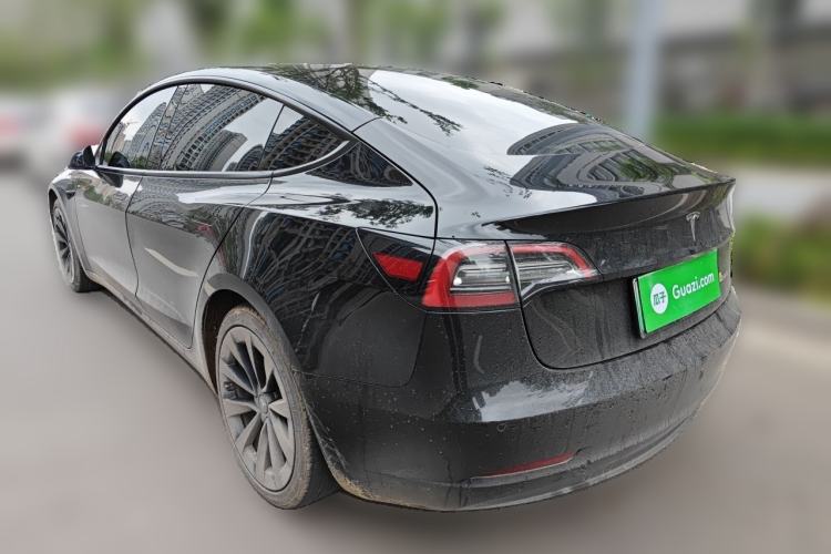 Used Tesla Model 3 2021 Standard Range Rear-Drive Upgraded Version Rear Left 45 Deg