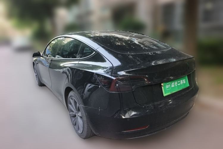 Used Tesla Model 3 2021 Standard Range Rear-Drive Upgraded Version Rear Left 45 Deg