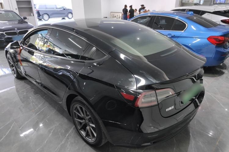 Used Tesla Model 3 2021 Standard Range Rear-Wheel Drive Upgraded Version 3D6 Rear Left 45 Deg