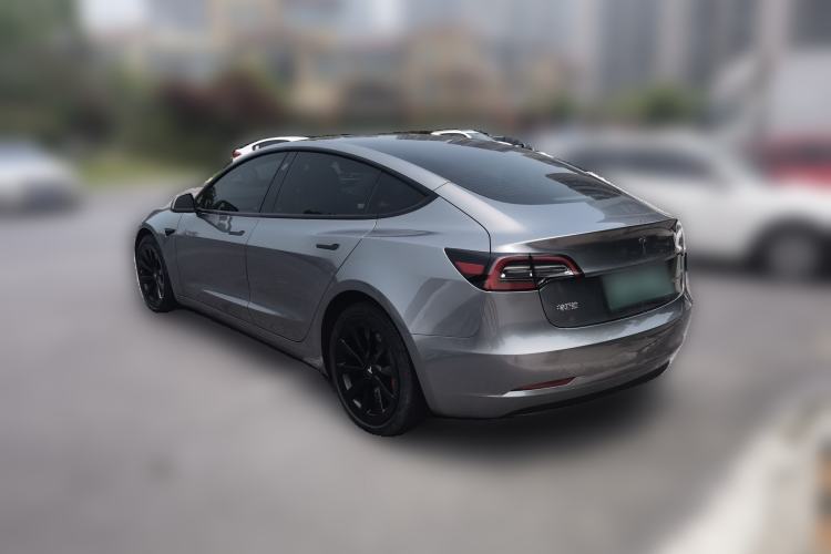 Used Tesla Model 3 2021 Standard Range Rear-Wheel Drive Upgraded Version 3D6 Rear Left 45 Deg