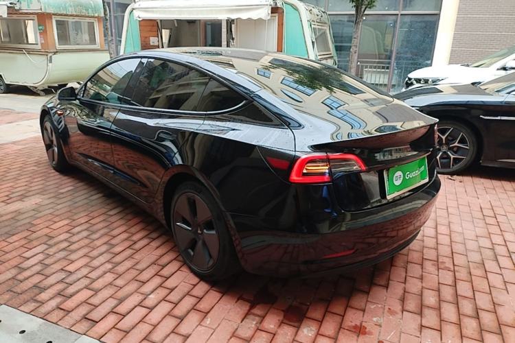 Used Tesla Model 3 2021 Standard Range Rear-Drive Upgraded Version Rear Left 45 Deg