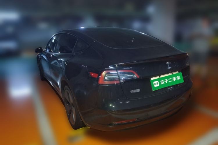 Used Tesla Model 3 2021 Standard Range Rear-Wheel Drive Upgraded Version 3D6 Rear Left 45 Deg