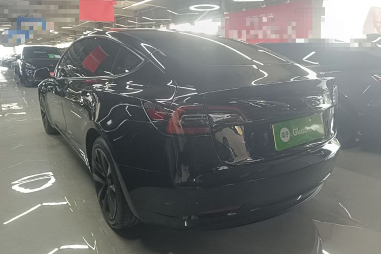 Used Tesla Model 3 2021 Revised Version Standard Range Rear-Wheel Drive Upgraded Edition 3D1 Rear Left 45 Deg