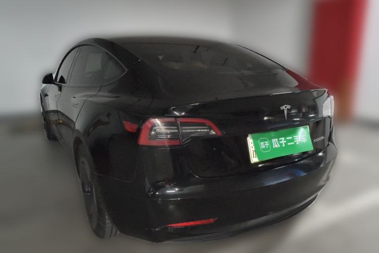 Used Tesla Model 3 2021 Standard Range Rear-Wheel Drive Upgraded Version 3D6 Rear Left 45 Deg