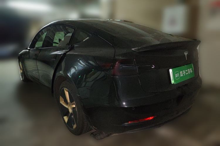 Used Tesla Model 3 2021 Standard Range Rear-Drive Upgraded Version Rear Left 45 Deg