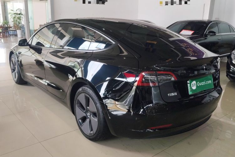 Used Tesla Model 3 2021 Standard Range Rear-Drive Upgraded Version Rear Left 45 Deg