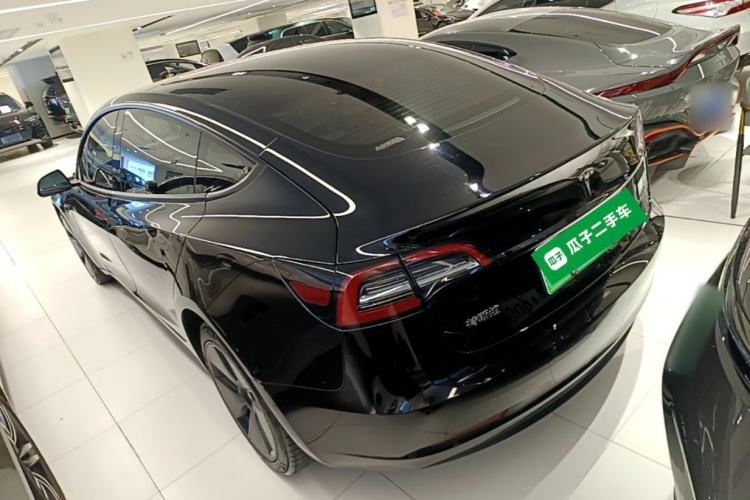 Used Tesla Model 3 2021 Revised Version Standard Range Rear-Wheel Drive Upgraded Edition 3D1 Rear Left 45 Deg