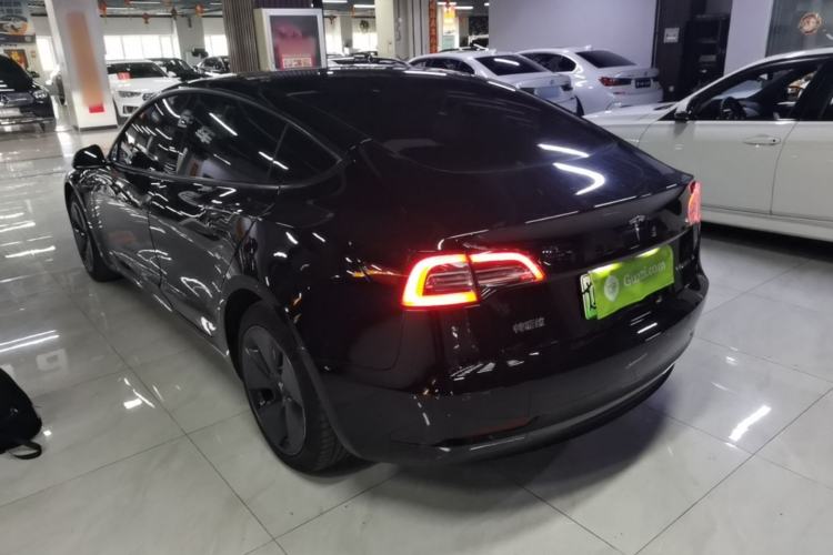 Used Tesla Model 3 2021 Standard Range Rear-Drive Upgraded Version Rear Left 45 Deg