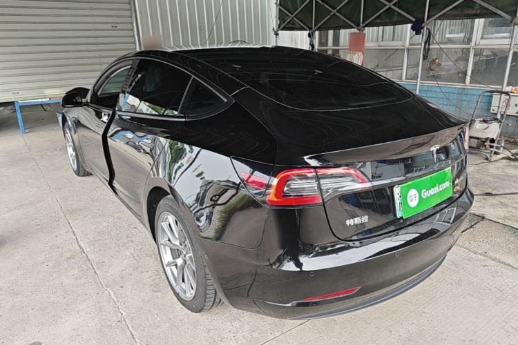 Used Tesla Model 3 2021 Standard Range Rear-Wheel Drive Upgraded Version 3D6 Rear Left 45 Deg