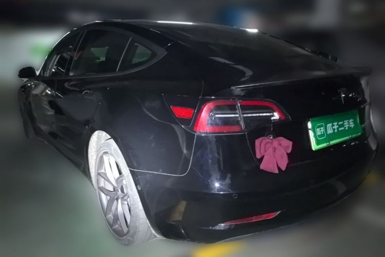Used Tesla Model 3 2021 Performance High-Performance All-Wheel-Drive Version Rear Left 45 Deg