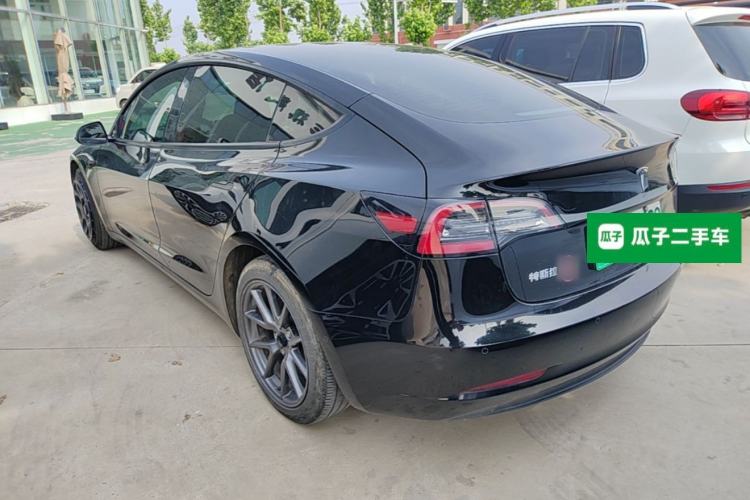 Used Tesla Model 3 2021 Revised Version Standard Range Rear-Wheel Drive Upgraded Edition 3D1 Rear Left 45 Deg