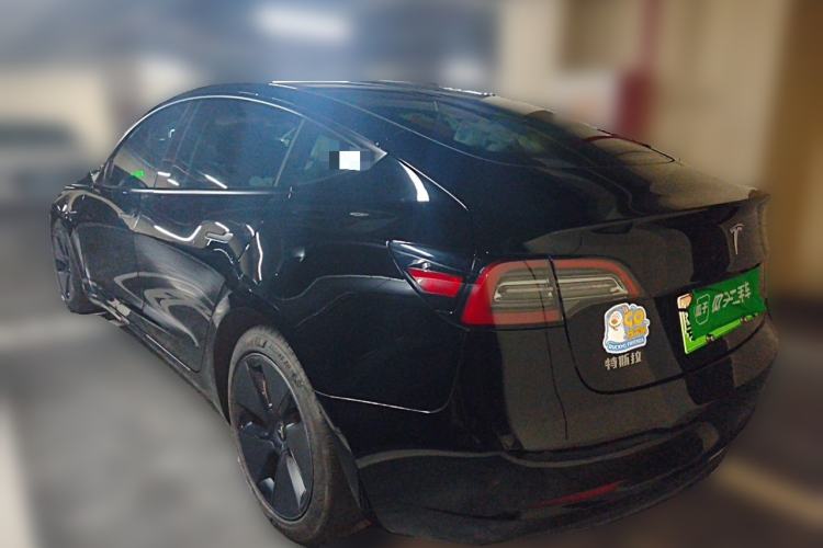 Used Tesla Model 3 2021 Standard Range Rear-Wheel Drive Upgraded Version 3D6 Rear Left 45 Deg
