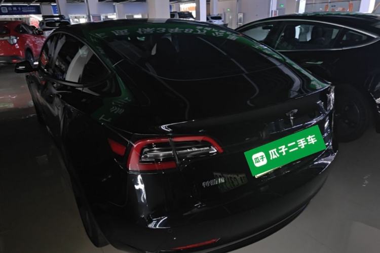 Used Tesla Model 3 2021 Standard Range Rear-Wheel Drive Upgraded Version 3D6 Rear Left 45 Deg