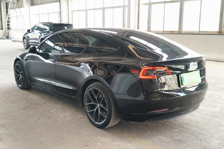 Used Tesla Model 3 2021 Revised Performance Version with All-Wheel Drive 3D1 Rear Left 45 Deg