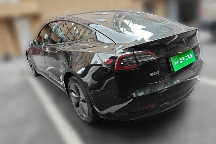 Used Tesla Model 3 2021 Standard Range Rear-Drive Upgraded Version Rear Left 45 Deg