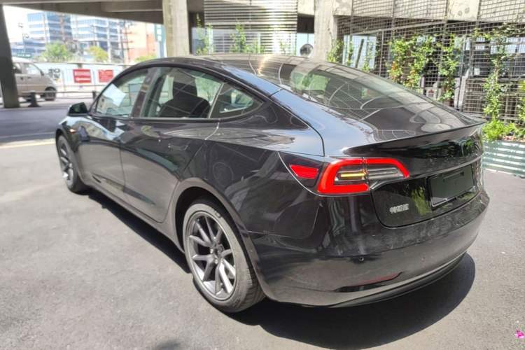 Used Tesla Model 3 2021 Standard Range Rear-Drive Upgraded Version Rear Left 45 Deg