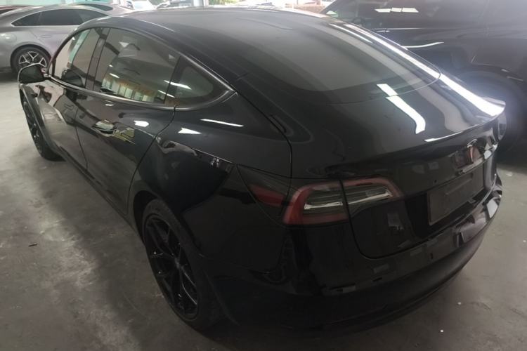 Used Tesla Model 3 2021 Revised Version Standard Range Rear-Wheel Drive Upgraded Edition 3D1 Rear Left 45 Deg