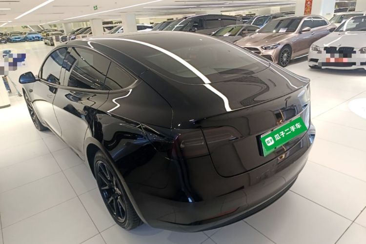 Used Tesla Model 3 2021 Standard Range Rear-Wheel Drive Upgraded Version 3D6 Rear Left 45 Deg