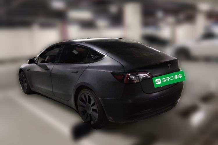 Used Tesla Model 3 2021 Standard Range Rear-Drive Upgraded Version Rear Left 45 Deg