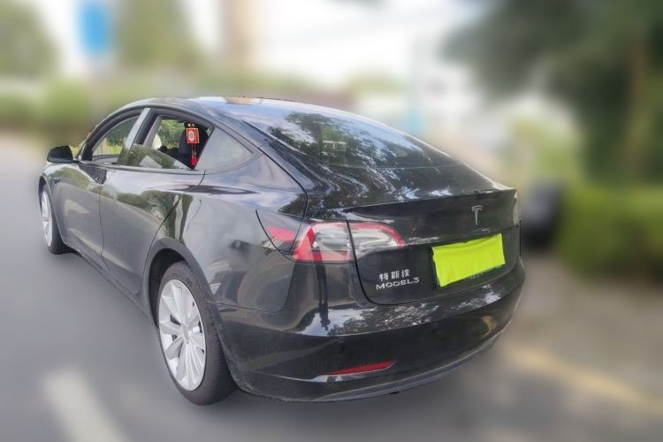 Used Tesla Model 3 2021 Standard Range Rear-Drive Upgraded Version Rear Left 45 Deg
